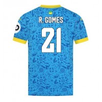 Wolves Rodrigo Gomes #21 Tretí futbalový dres 2025-26 Krátky Rukáv